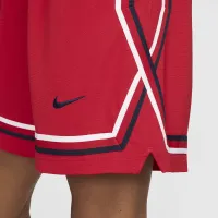 USAB Practice женская Nike баскетбольные шорты цвет красный