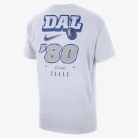 Dallas Mavericks Courtside чоловічі Nike NBA футболка колір білий