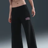 Nike Sportswear Phoenix Fleece женская Wide-Leg Sweatpants цвет черный