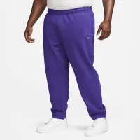 Nike Solo Swoosh чоловічі Fleece Pants колір фіолетовий
