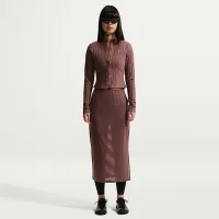 Nike Sportswear женская Slim Sheer Midi юбка цвет фиолетовый
