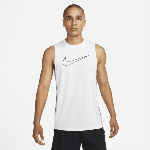 Nike Pro Dri-FIT чоловічі Slim Fit Sleeveless Top колір білий