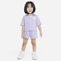 Nike Prep in Your Step Toddler шорти комплект колір фіолетовий