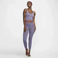 Nike Alate женская Medium-Support Padded Sports Bra Tank Top цвет фиолетовый