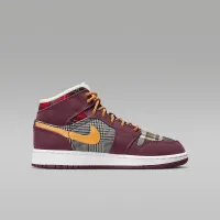 Nike Air Jordan 1 Mid SE Big дитячі Кросівки колір червоний