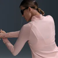 Nike Swift жіноча Dri-FIT UV 1/4-Zip Running Top Pink