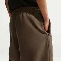 Nike Solo Swoosh мужские Cuffed Fleece Pants цвет коричневый