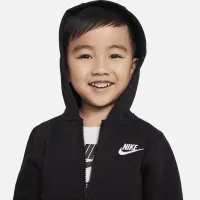 Nike Sportswear Club Fleece Toddler Full-Zip Толстовка с капюшоном цвет черный