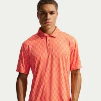 Nike Par мужские Dri-FIT для гольфа Polo Orange