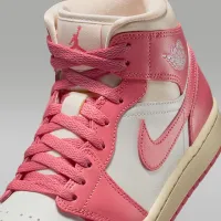 Nike Air Jordan 1 Mid женская Кроссовки цвет белый
