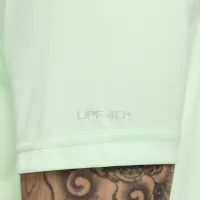 Nike Swim чоловічі Short-Sleeve Hydroguard колір зелений