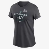 Philadelphia Eagles Super Bowl LIX Bound Local жіноча Nike NFL футболка колір сірий