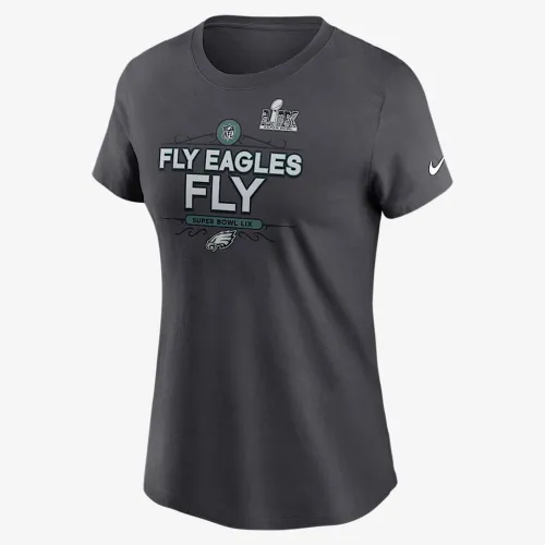 Philadelphia Eagles Super Bowl LIX Bound Local жіноча Nike NFL футболка колір сірий