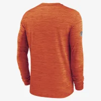 Cincinnati Bengals Sideline Velocity мужские Nike Dri-FIT NFL Long-Sleeve футболка Orange