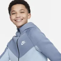 Nike Sportswear Tech Fleece Big дитячі (для хлопчиків) Full-Zip Толстовка з капюшоном блакитний