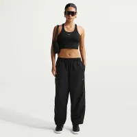 Nike Sportswear женская оверсайз С высокой Талией Woven Pants цвет черный