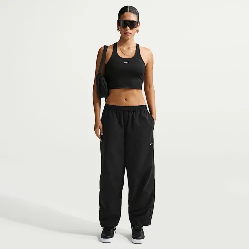 Nike Sportswear женская оверсайз С высокой Талией Woven Pants цвет черный