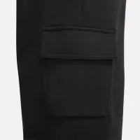 Nike Sportswear Club Fleece жіноча Mid-Rise оверсайз Cargo Sweatpants колір чорний