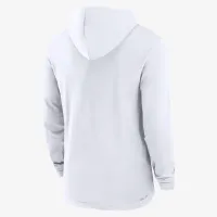 Penn State Nittany Lions Sideline чоловічі Nike Dri-FIT College Long-Sleeve Hooded Top колір білий