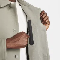 Nike Sportswear Tech Fleece Reimagined мужские оверсайз Shacket цвет серый