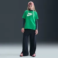 Nike Sportswear Big детские футболка цвет зеленый
