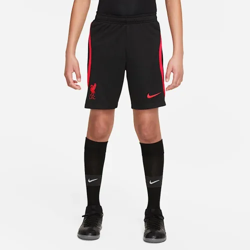 Liverpool FC Strike Big дитячі Nike Dri-FIT Soccer шорти колір чорний