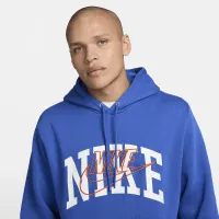 Nike Club Fleece чоловічі Pullover Толстовка з капюшоном блакитний