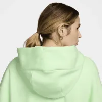 Nike Sportswear Phoenix Fleece женская Over-оверсайз Pullover Толстовка с капюшоном цвет зеленый