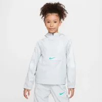 Nike Academy Big дитячі 1/2-Zip Hooded Soccer Track Куртка колір сірий