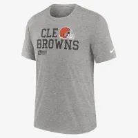 Cleveland колір коричневийs Overlap Lockup чоловічі Nike NFL футболка колір сірий