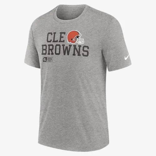 Cleveland колір коричневийs Overlap Lockup чоловічі Nike NFL футболка колір сірий
