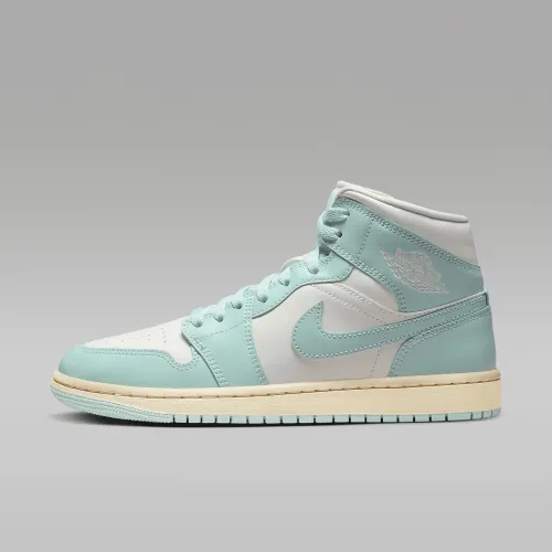 Nike Air Jordan 1 Mid жіноча Кросівки колір білий