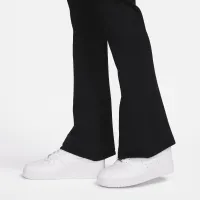 Nike Sportswear Chill Knit женская Tight С высокой Талией Sweater Flaцвет красный Pants цвет черный