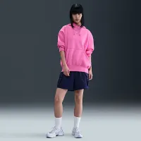 Nike Sportswear Phoenix Fleece женская оверсайз Pullover Толстовка с капюшоном Pink