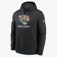 Jacksonville Jaguars Crucial Catch Club чоловічі Nike NFL Pullover Толстовка з капюшоном колір чорний