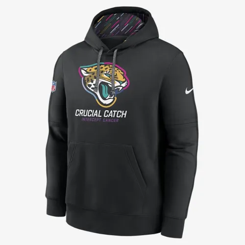 Jacksonville Jaguars Crucial Catch Club чоловічі Nike NFL Pullover Толстовка з капюшоном колір чорний