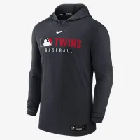 Minnesota Twins Authentic Collection чоловічі Nike Dri-FIT MLB Pullover Толстовка з капюшоном блакитний