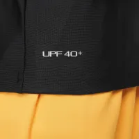Nike Swim 3-D Swoosh Big детские (для мальчиков) Long-Sleeve Zip Hydroguard цвет черный