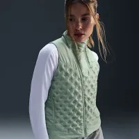 Nike Therma-FIT ADV Repel AeroLoft женская Running Vest цвет зеленый
