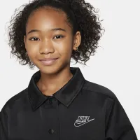 Nike Sportswear Big детские (Girls') Куртка цвет черный