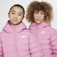 Nike Sportswear Lightweight Synthetic Fill Big детские Loose Hooded Куртка Pink