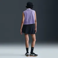 Nike Sportswear Club жіноча Sleeveless Cropped Graphic футболка колір фіолетовий