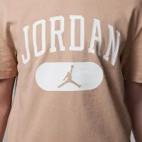 Nike Jordan Big детские Elevate Wash футболка цвет коричневый