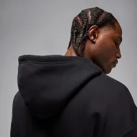 Nike Jordan Brooklyn Fleece мужские оверсайз Pullover Толстовка с капюшоном цвет черный