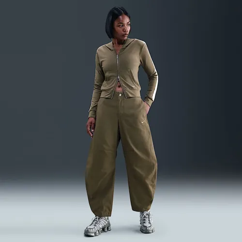 Nike Sportswear жіноча Barrel Pants колір зелений