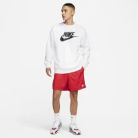 Nike Club чоловічі Woven Flow шорти колір червоний