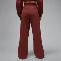 Nike Jordan Flight Fleece женская Open-Hem Pants цвет коричневый