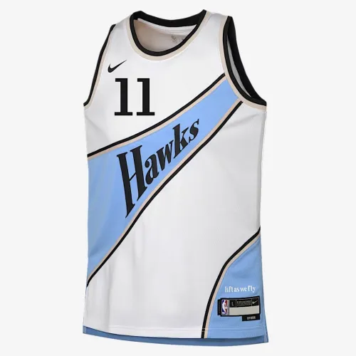 Trae Young Atlanta Hawks 2024/25 City Edition Big дитячі Nike Dri-FIT NBA Swingman Jersey колір білий