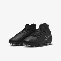 Nike Jr. Phantom Luna 2 Club Little/Big дитячі MG High-Top футбольні бутси колір чорний