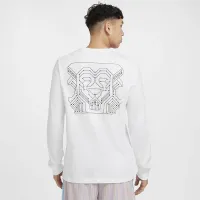 Nike LeBron мужские Max90 Long-Sleeve баскетбольные футболка цвет белый